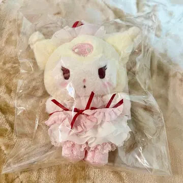 산리오 딸기 휘핑 케이크 시리즈 마스코트 백참 쿠로미