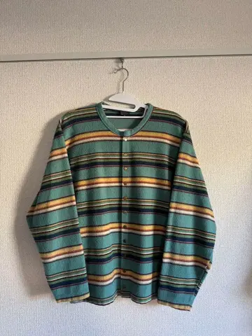 애슬레틱 스트리트 스트라이프 스웨터 가디건