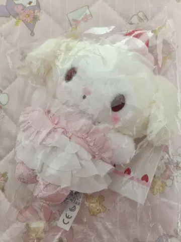 산리오 마이멜로디 딸기 휘핑 케이크 숏 케이크 마스코트 백참