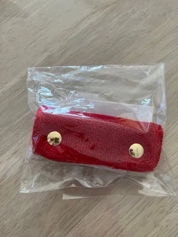 미사용 새상품 유니 백 핸들 커버 레드