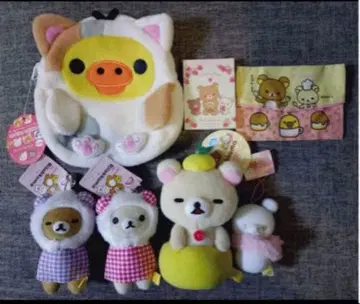 리락쿠마 코리락쿠마 키이로이토리 봉제 인형 마스코트 7종 세트