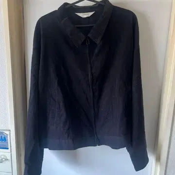 원더랜드 블랙 코듀로이 자켓 짧은 기장