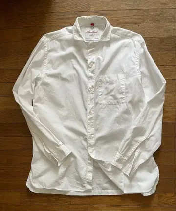 le Sans Pareil 화이트 긴팔 셔츠 40 옥스퍼드 원단