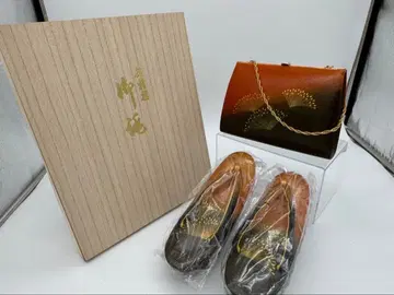 초특선 어조리 일본 의류용 결혼식 예복 골드 조리 백 세트