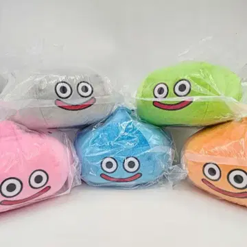 드래곤 퀘스트 AM 겹쳐지는 봉제 인형 컬러풀 슬라임 등장편 총 5종