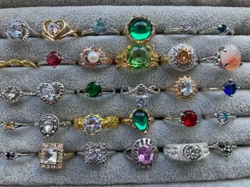 액세서리 반지 장식품 묶음 묶음 판매