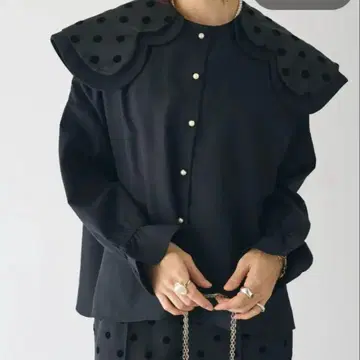 도트 머랭 블라우스 린카블 핏모아 meraki 안민누 좋아하시는 분