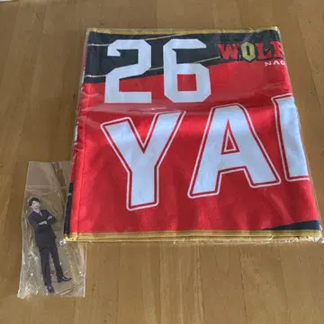 야마자키 아키토 울프 도그스 나고야 타월 아크릴 스탠드