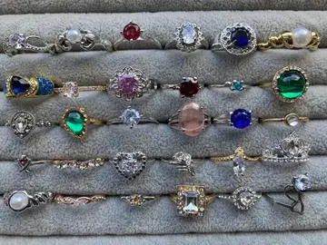 액세서리 반지 장식품 묶음 묶음 판매