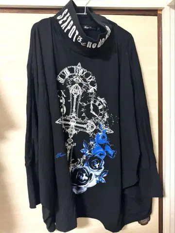 SEXPOT ReVeNGe 오버 사이즈 하이넥 티셔츠