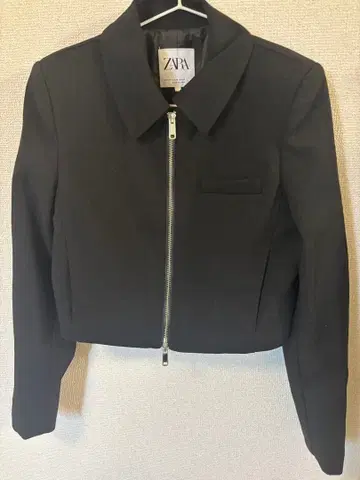 ZARA 블랙 크롭 자켓 EUR XS