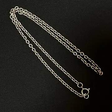 [ 빈티지 ] 실버925 오벌 체인 목걸이