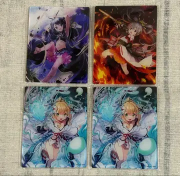 마기아 레코드 마기레코 아크릴 카드 쿠로에 토키메 시즈카 사토리 카고메