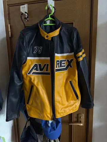 IO 착용 AVIREX Racing Jacket