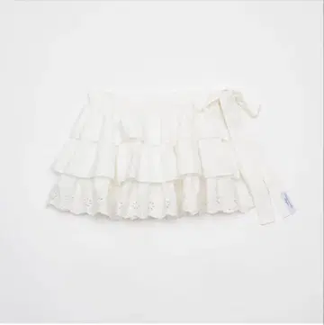 [택 포함 새상품] smyeon 멀티 리본 캉캉 스커트