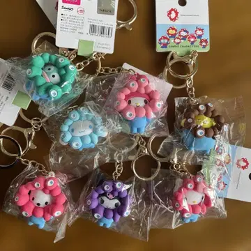 산리오 미야쿠미야쿠 키링 노멀 파스텔 컴플리트