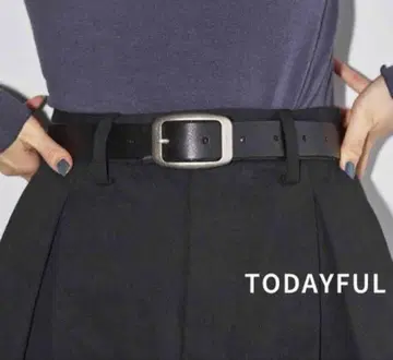 [ TODAYFUL 빈티지 레더 벨트 ]