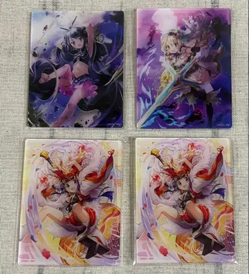 마기아 레코드 마기레코 쿠로에 토토 토토모모코 류조 아스카 아크릴 카드