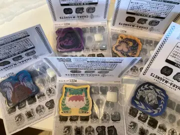 [ 미개봉 새상품 ] 몬스터 헌터 와일즈 캐릭터 마그넷 5개 세트