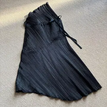 이탈리아제 플리츠 플리츠 스커트