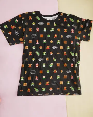 슈퍼 닌텐도 월드 티셔츠 l 사이즈