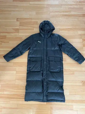 새상품급 푸마 축구 벤치 코트 남성용 블랙 X-LARGE