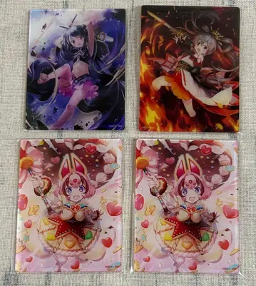 마기아 레코드 마기레코 쿠로에 토키메 시즈카 사와츠키 이즈리 아크릴 카드