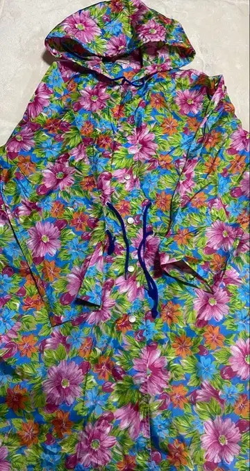 Fiorucci 플라워 프린트 레인코트