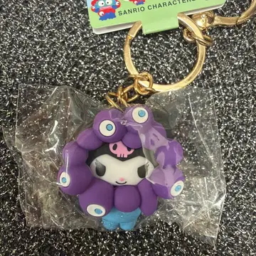산리오 미야쿠미야쿠  입체 마스코트 파스텔 키링 쿠로미