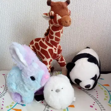 동물 디자인 봉제 인형 세트 크리스마스 선물로도