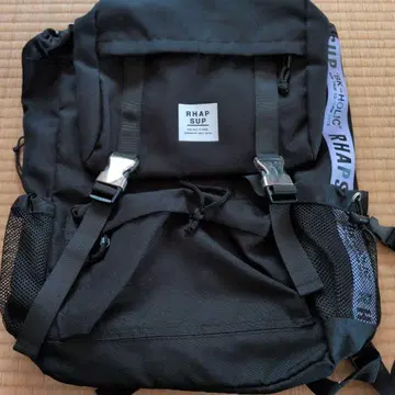RHAP SUP 블랙 백팩 백팩
