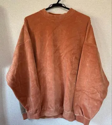 코듀로이 트레이닝복 맨투맨 오렌지