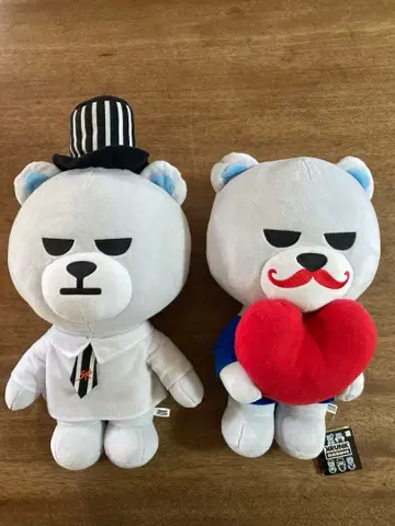 곰 봉제 인형 2체 세트