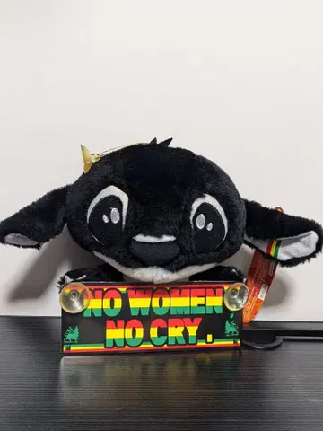 릴로 스티치 봉제 인형 블랙 레어