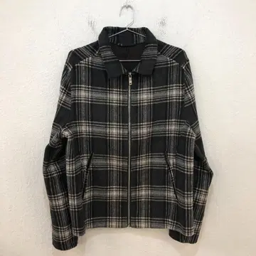 ZARA 자라 울 블렌드 집업 블루종 자켓 [ L ]