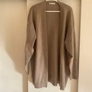 ZARA 가디건 M 사이즈 브라운 베이지