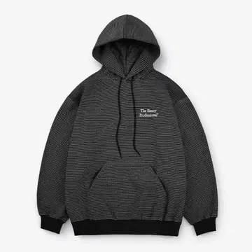 BORDER HOODIE SWEAT (BLACK)