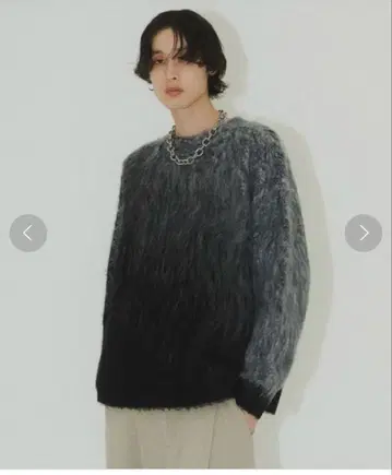 Knuth Marf 별주 U넥 니트 풀오버