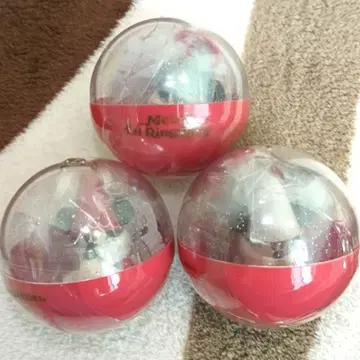 디즈니 릴린린 캡슐 토이 2025 빨간색 화이트 물 3종