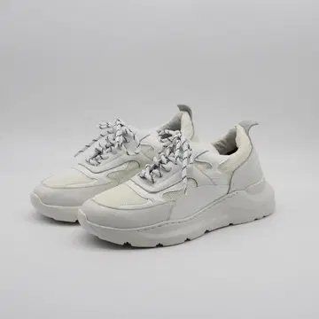 38 새상품 페신샤 천연 가죽 볼륨 밑창 스니커즈(39)