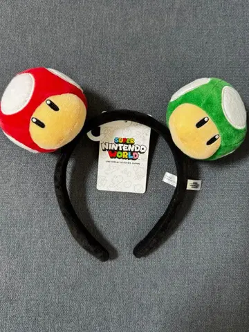 USJ 슈퍼 마리오 버섯 머리띠 새상품