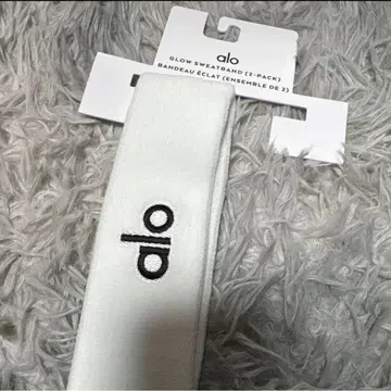 alo yoga 헤어밴드 화이트 요가 정품