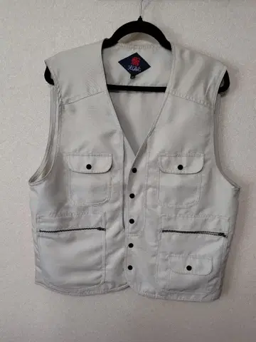 작업복 니카즈봉 베스트 상하의 세트 실버