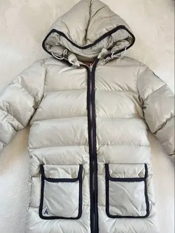 론 헤르만 아이보리 후드 부착 다운 자켓