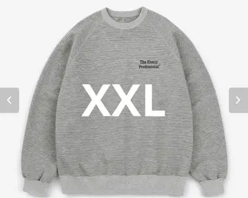 엔노이 BORDER CREW NECK SWEAT (GRAY)