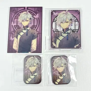 피오피오레의 만종 마루쿠지 올록 락 아크릴 스탠드 브로마이드 캔뱃지 4점