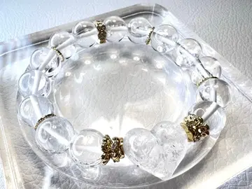 수정 정원 쿼츠 하트 팔찌