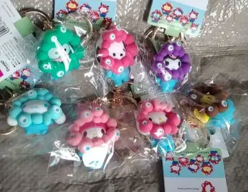 산리오 미야쿠미야쿠 파스텔 마스코트 키링 컴프 전 7종