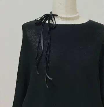 [ 빅볼 8mm 펄 x 리본 초커 ] 펄 리본 초커 크리스마스