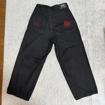 N0REMID 가장 인기 있는 블랙 데님 팬츠 M 박스 포함